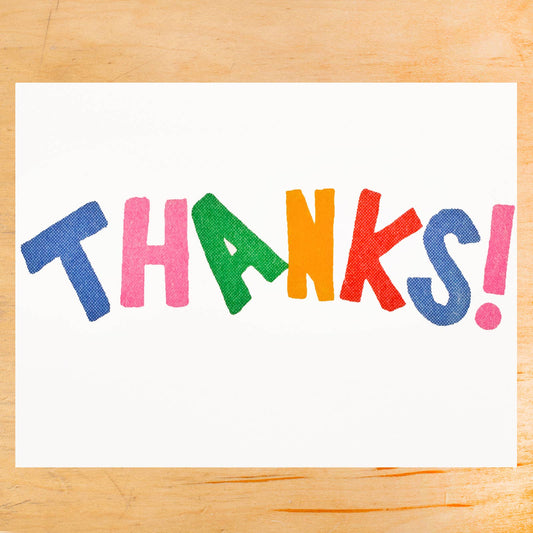 THANKS GREETING CARD