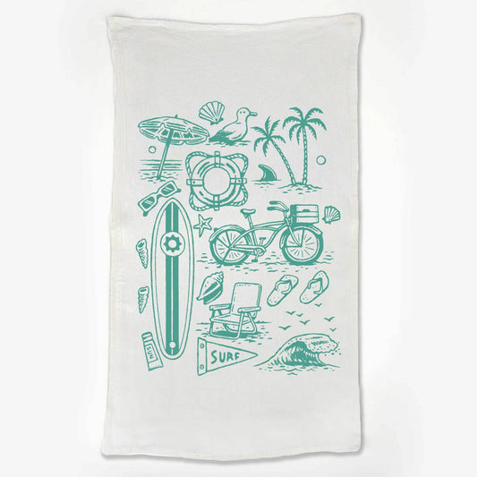 Beach Stuff Tea Towel 