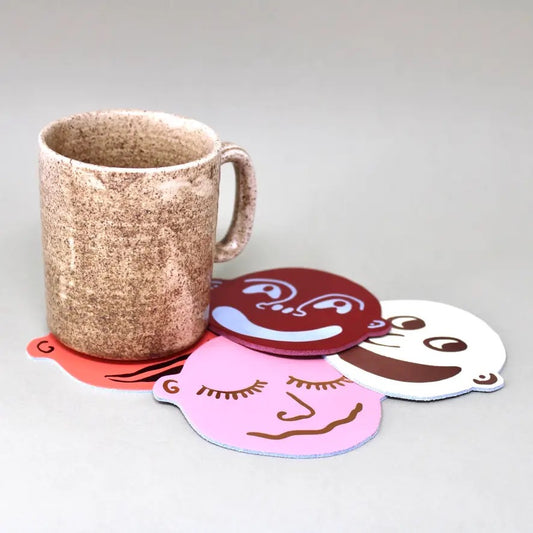 I'm All Ears Leather Coasters
