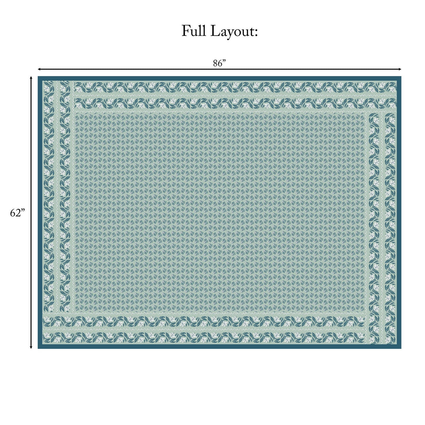 Tablecloth 62"×86"