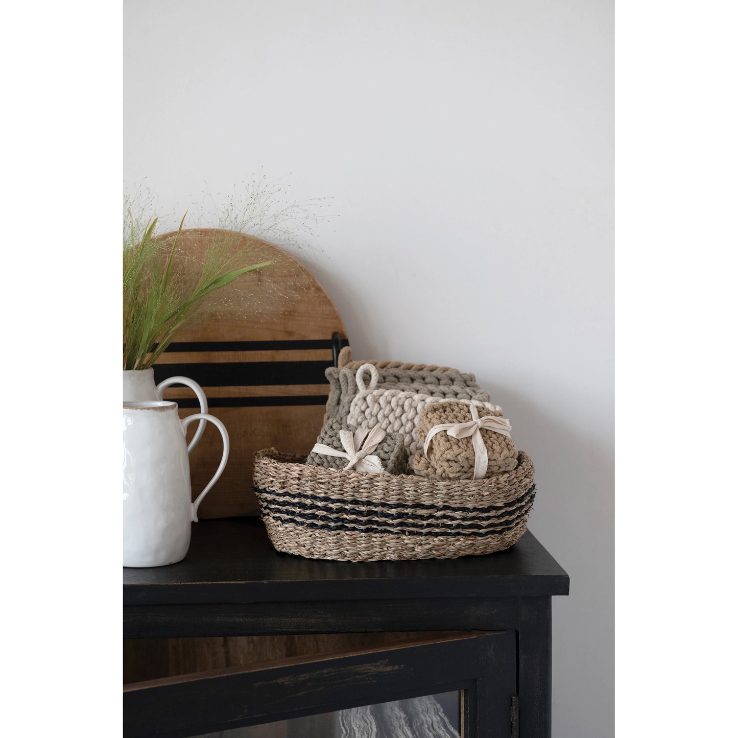 STRIPE BASKET TRAY