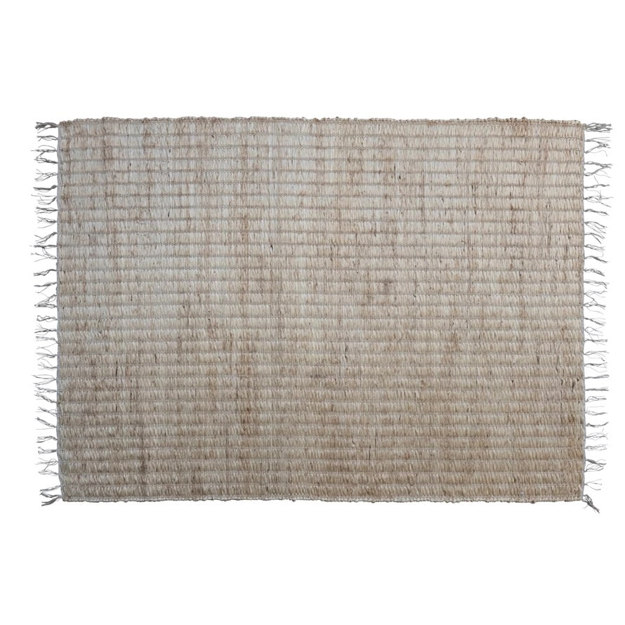 4x6 Bleached Jute Rug