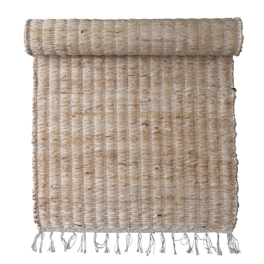 Bleached Jute Runner