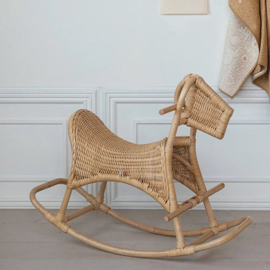 Rattan Rocking Horse