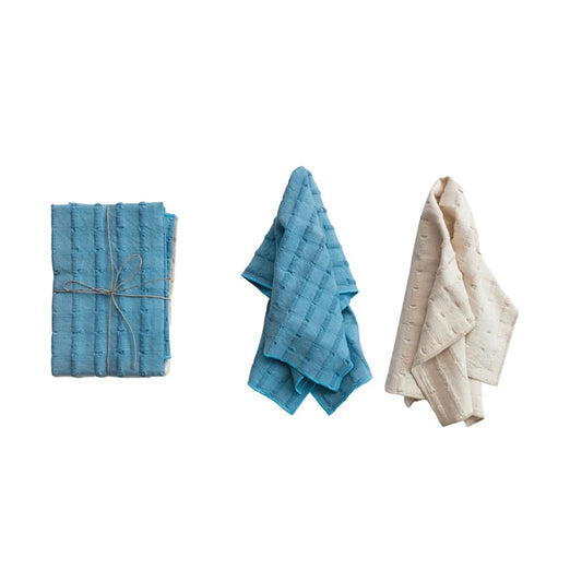 Cotton Dobby Tea Towel Set