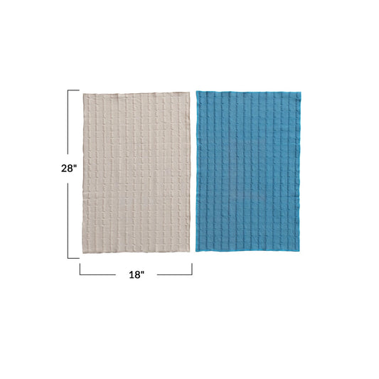 Cotton Dobby Tea Towel Set