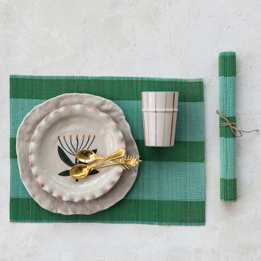 Teal Bamboo Placemat