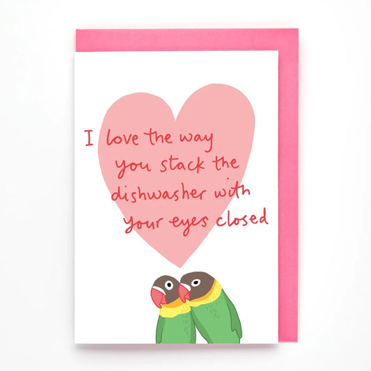 Funny Love Birds Card