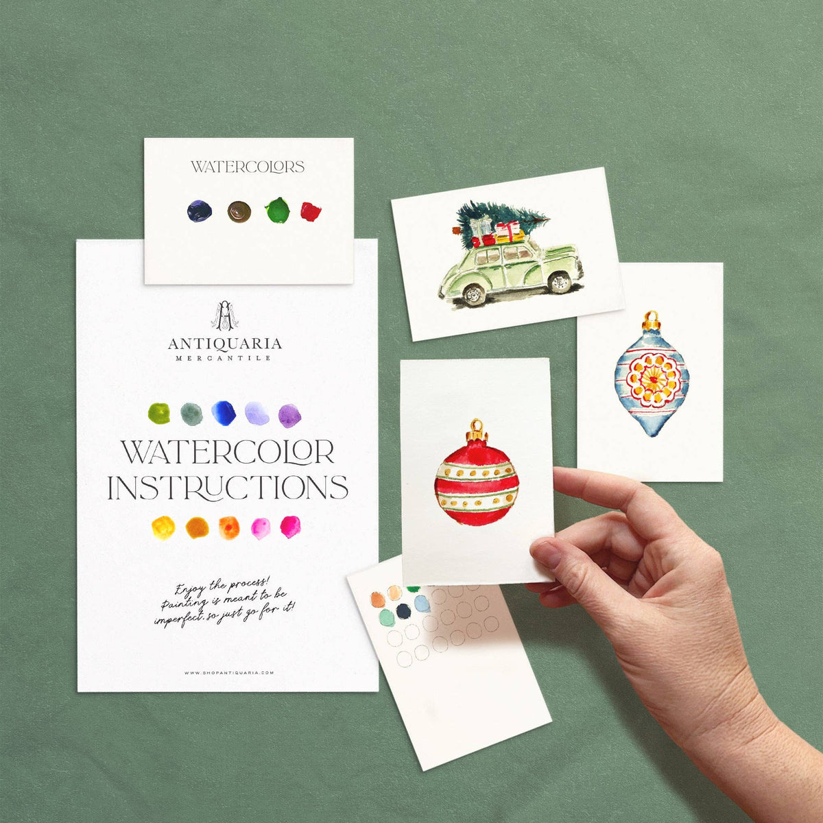 Mini Watercolor Kit: Christmas