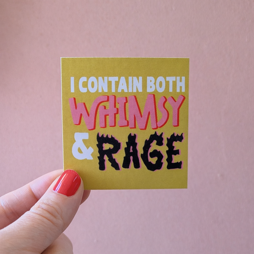 Whimsy & Rage Sticker