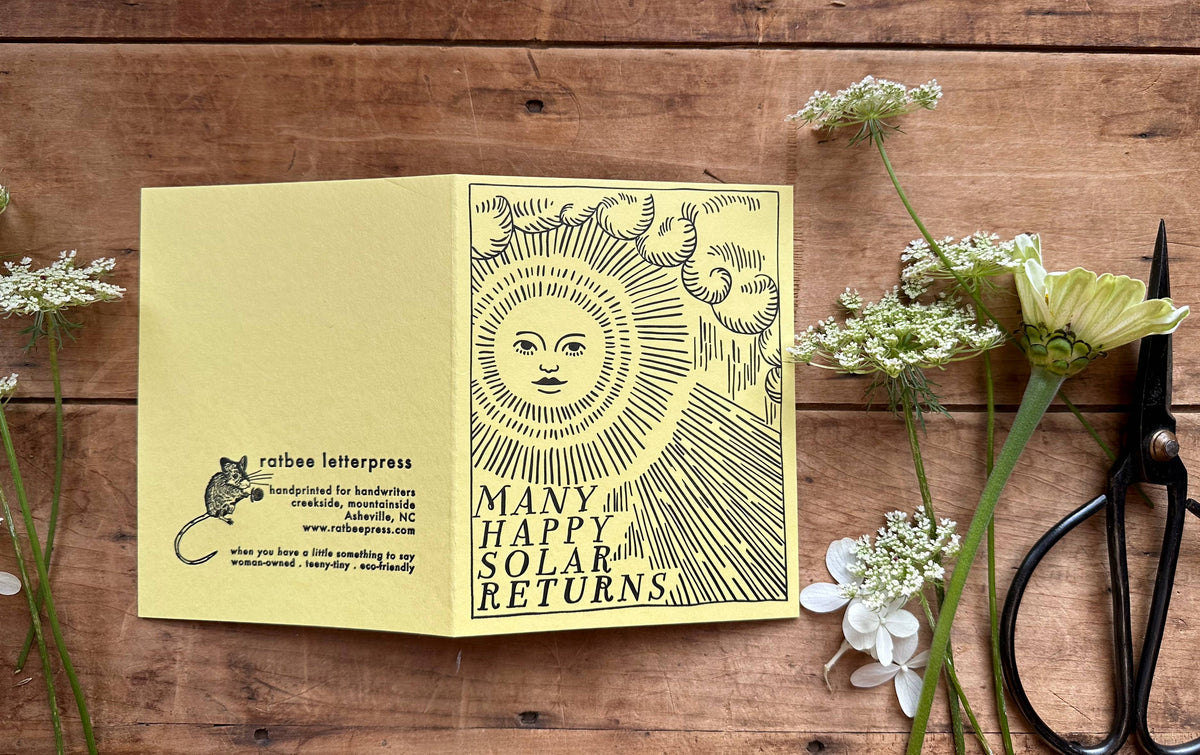 Birthday Solar Return Card
