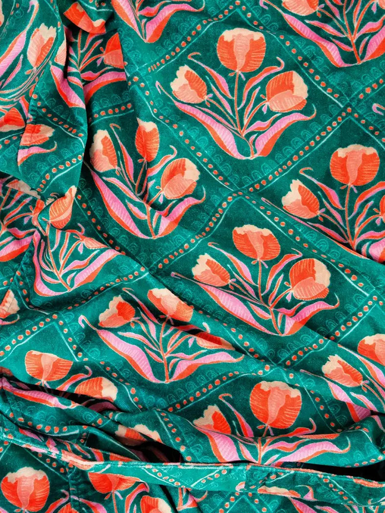 Reversible Velvet Robe