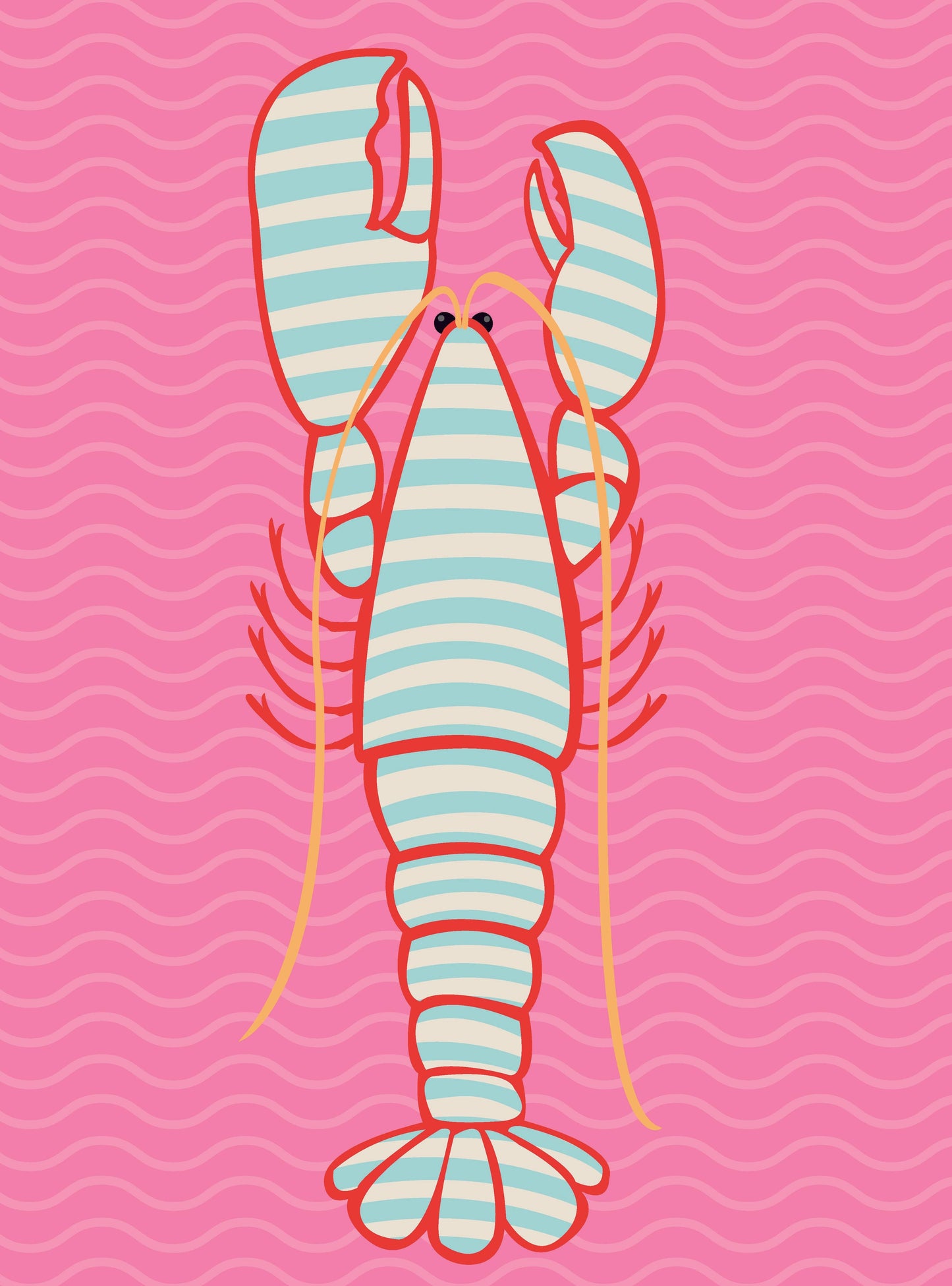 Lobstah Dish Towel
