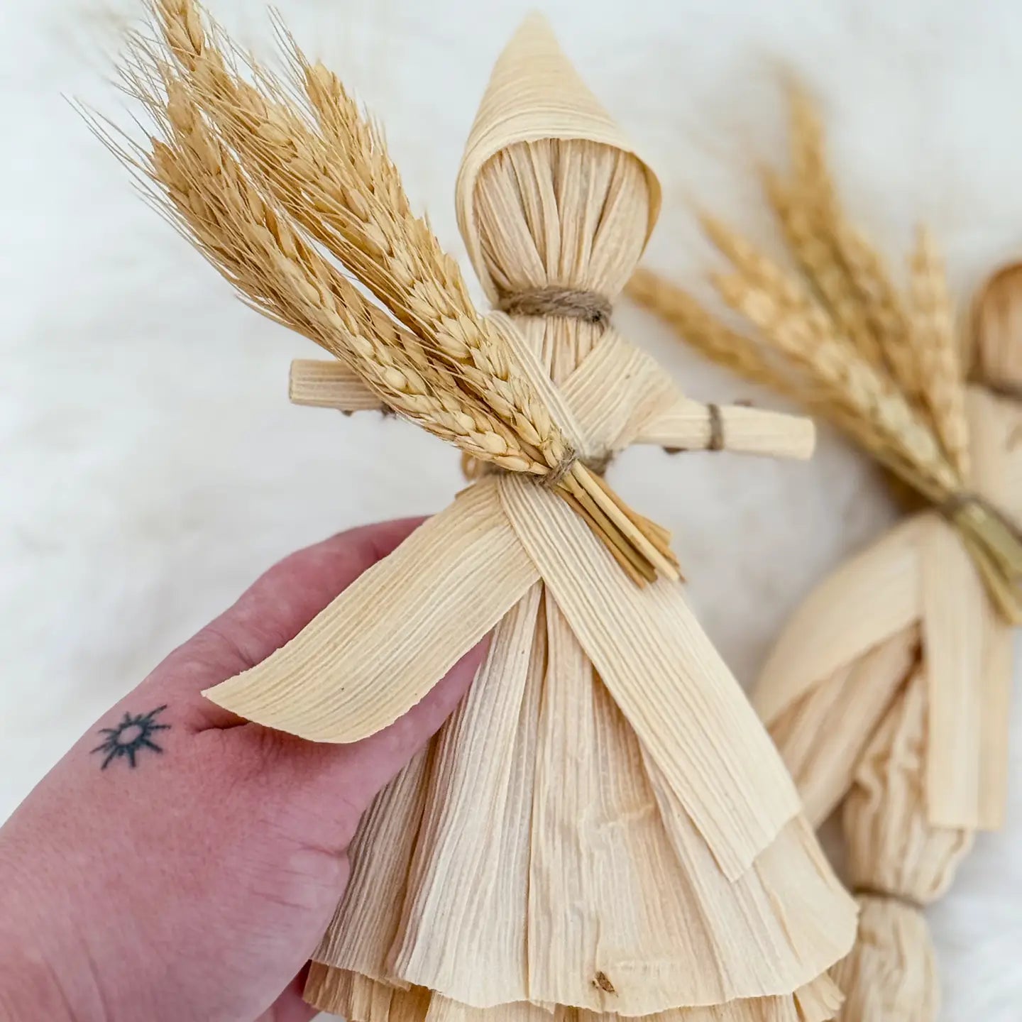 Corn Husk & Wheat Doll