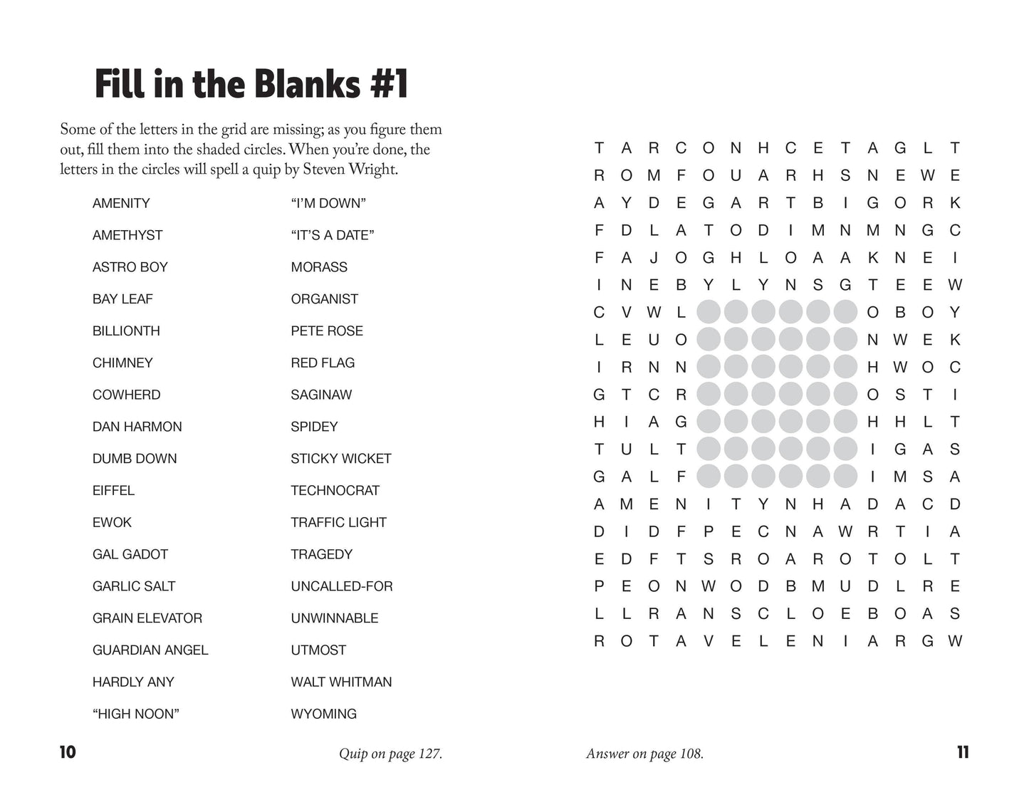 Curiously Quirky Word Searches