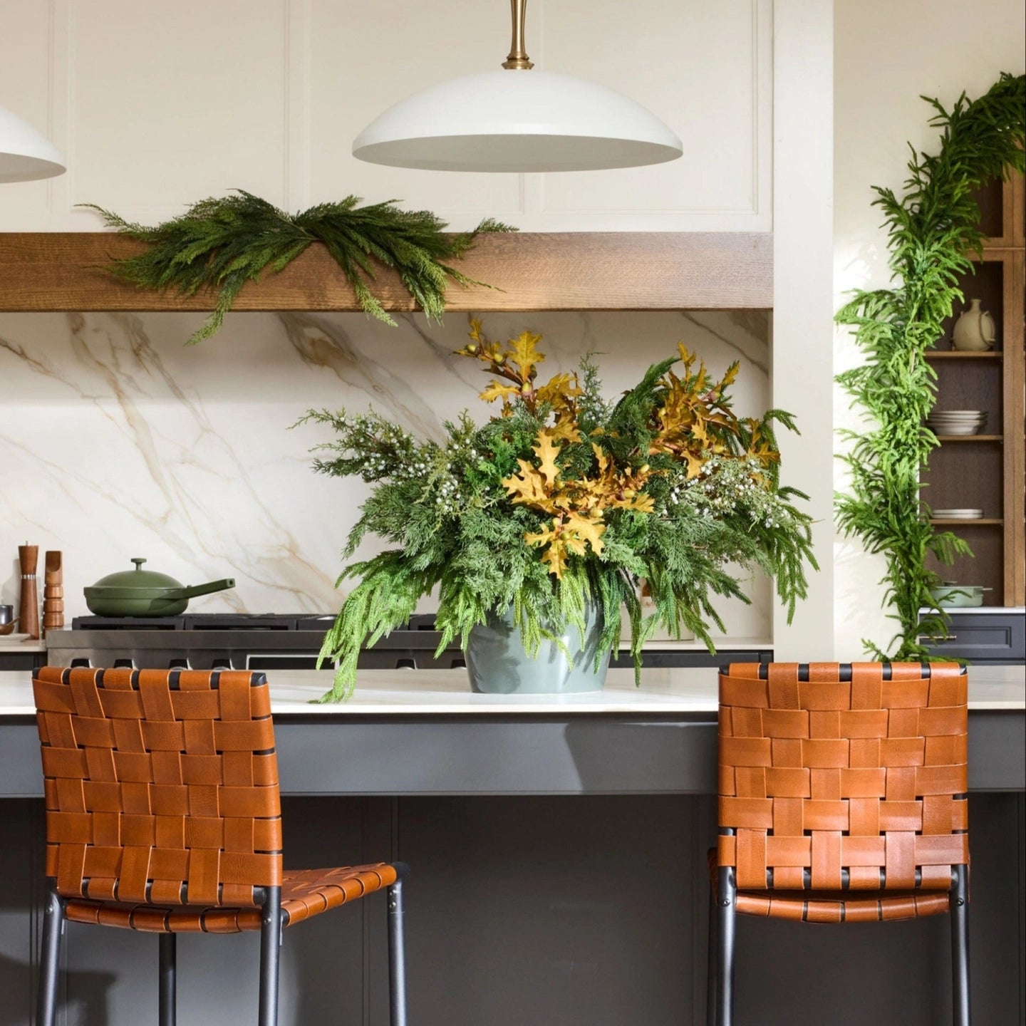 Real Touch Norfolk Pine Branch - 36"