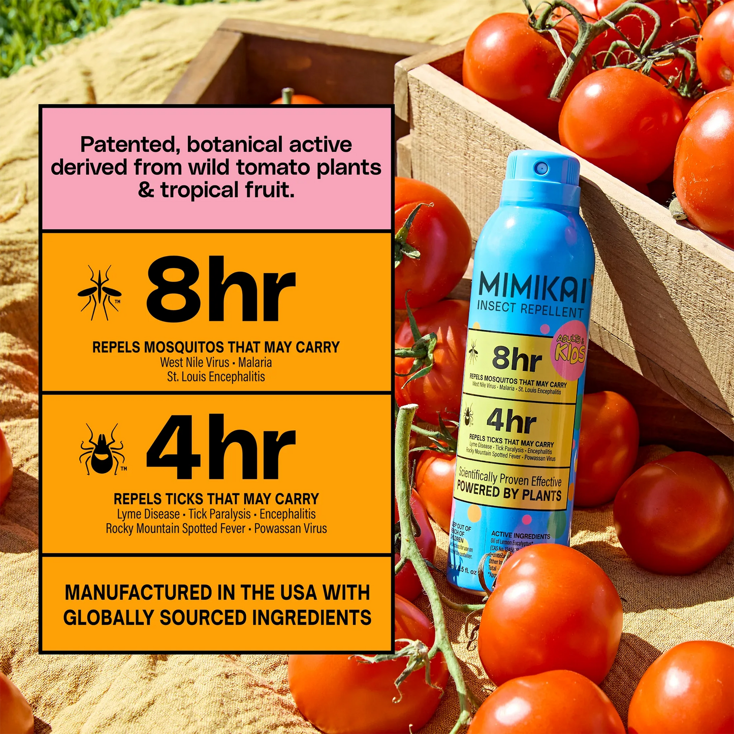Kids Mosquito & Tick Bug Spray Mist