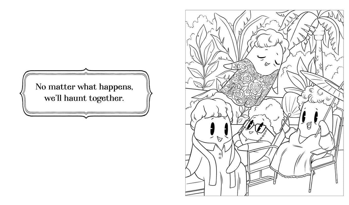 Golden Ghouls Coloring Book