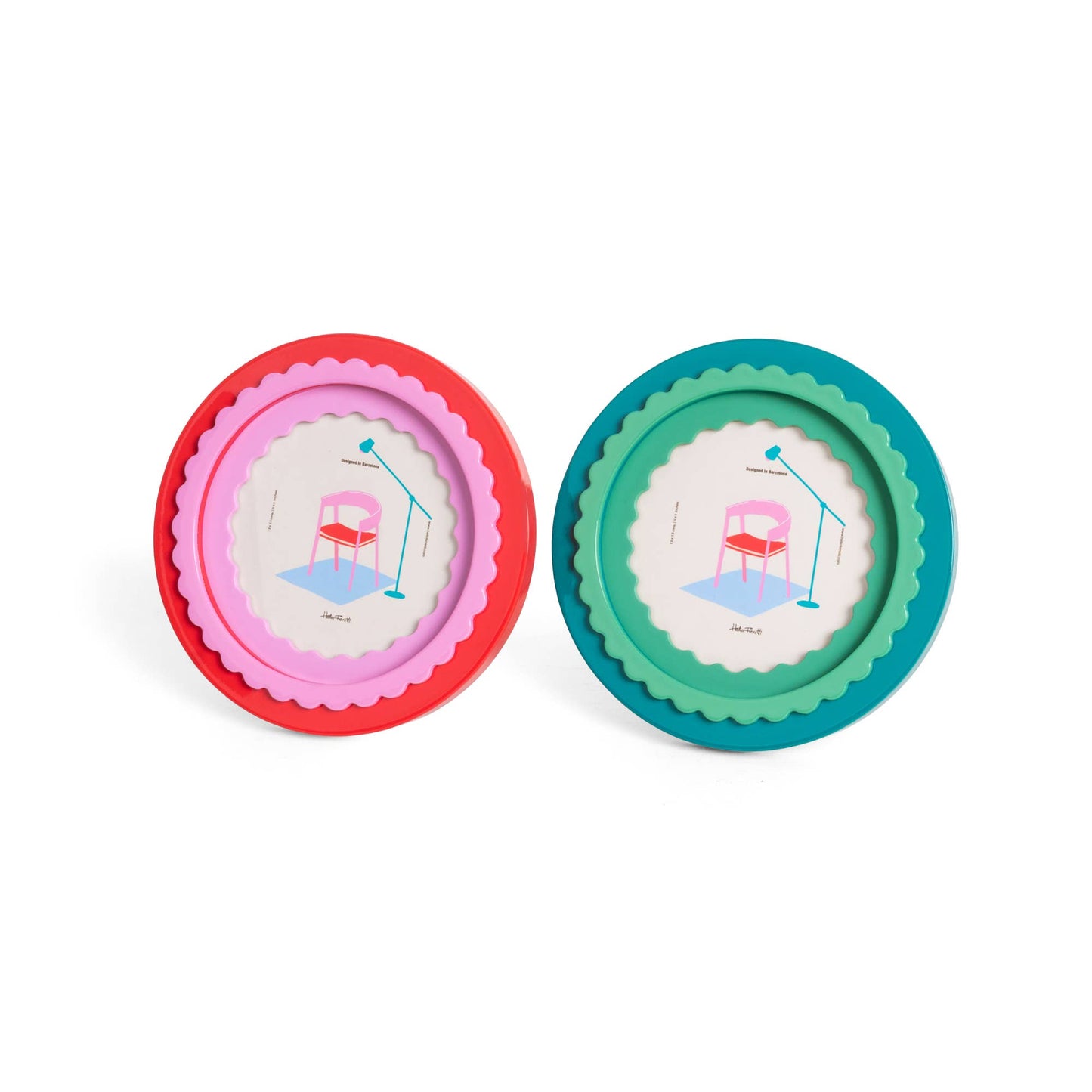 Round Glossy Photo Frame