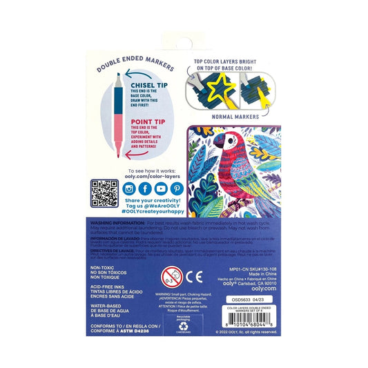 Double-Ended Layering Markers