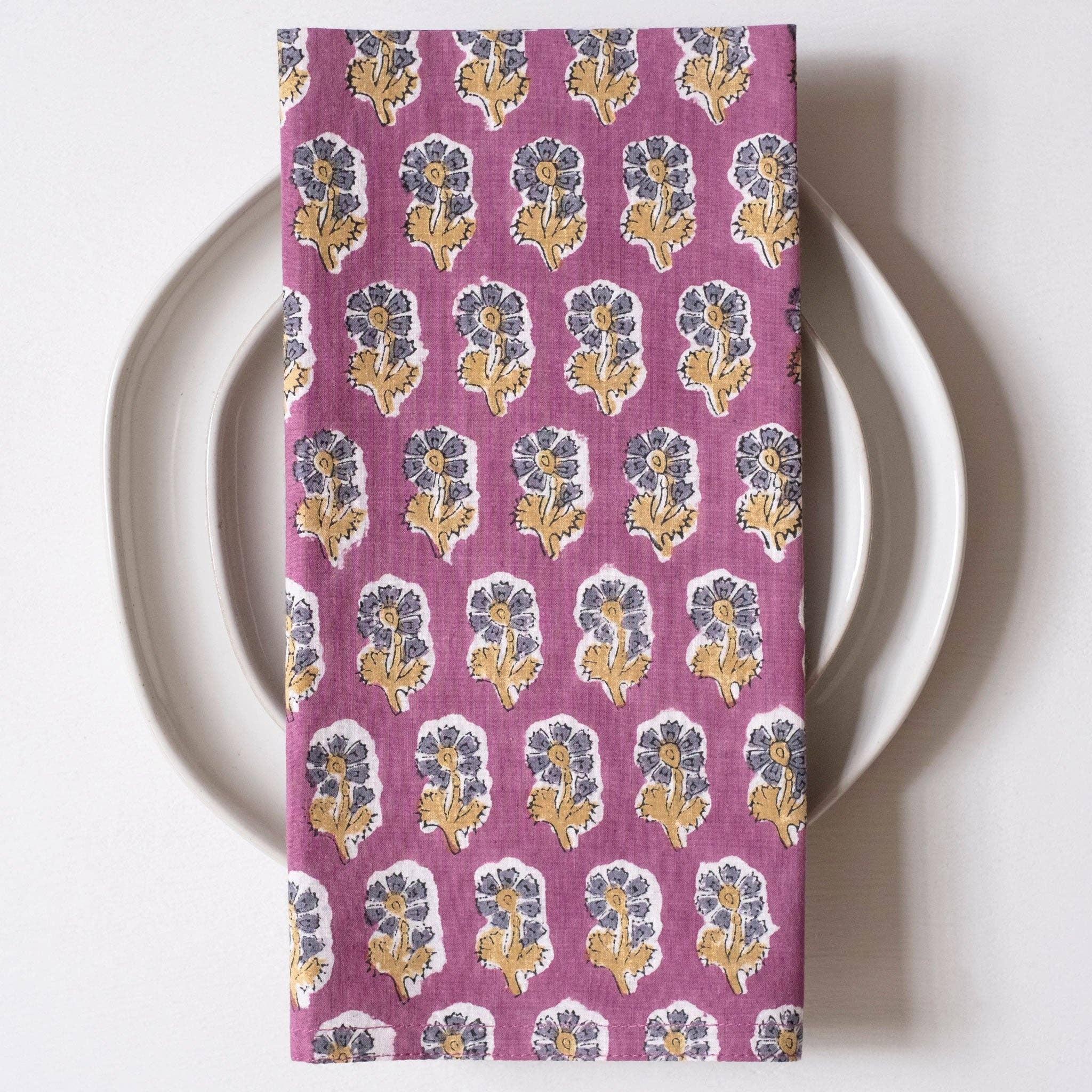 Graymarket Design Block Printed Napkins - Thumbnail 2