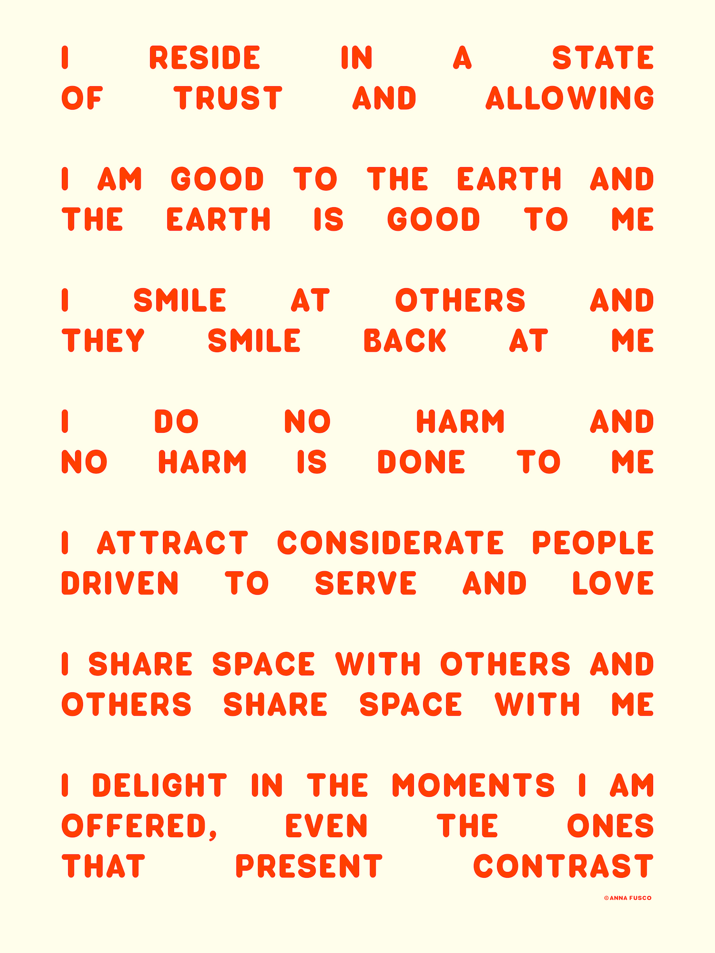 I Smile At Others Print