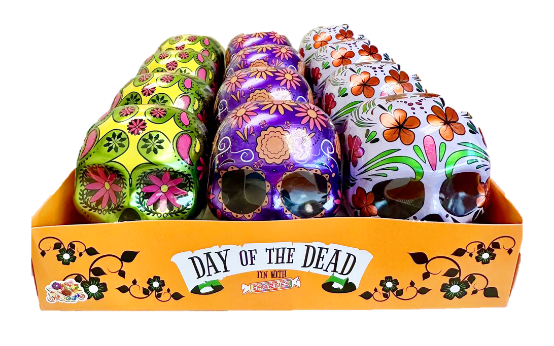 DOD Smarties Skull Tin