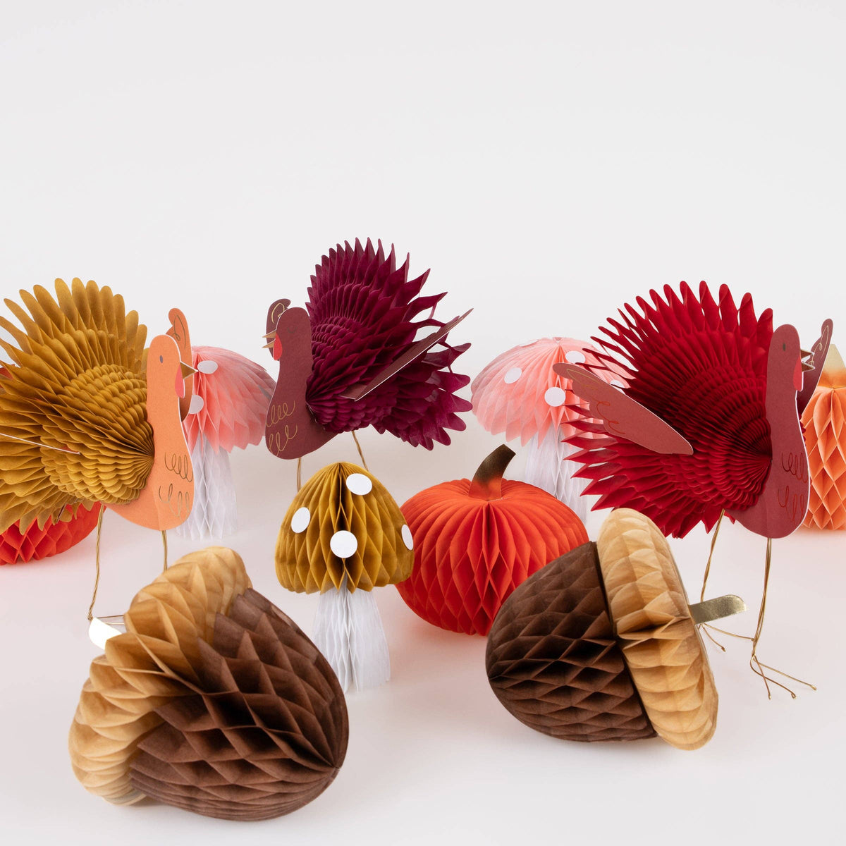 Thanksgiving Honeycomb Decoration