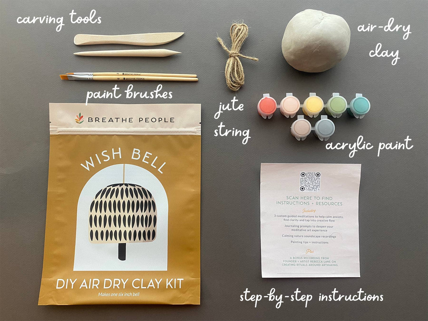 Wish Bell DIY Craft Clay Kit