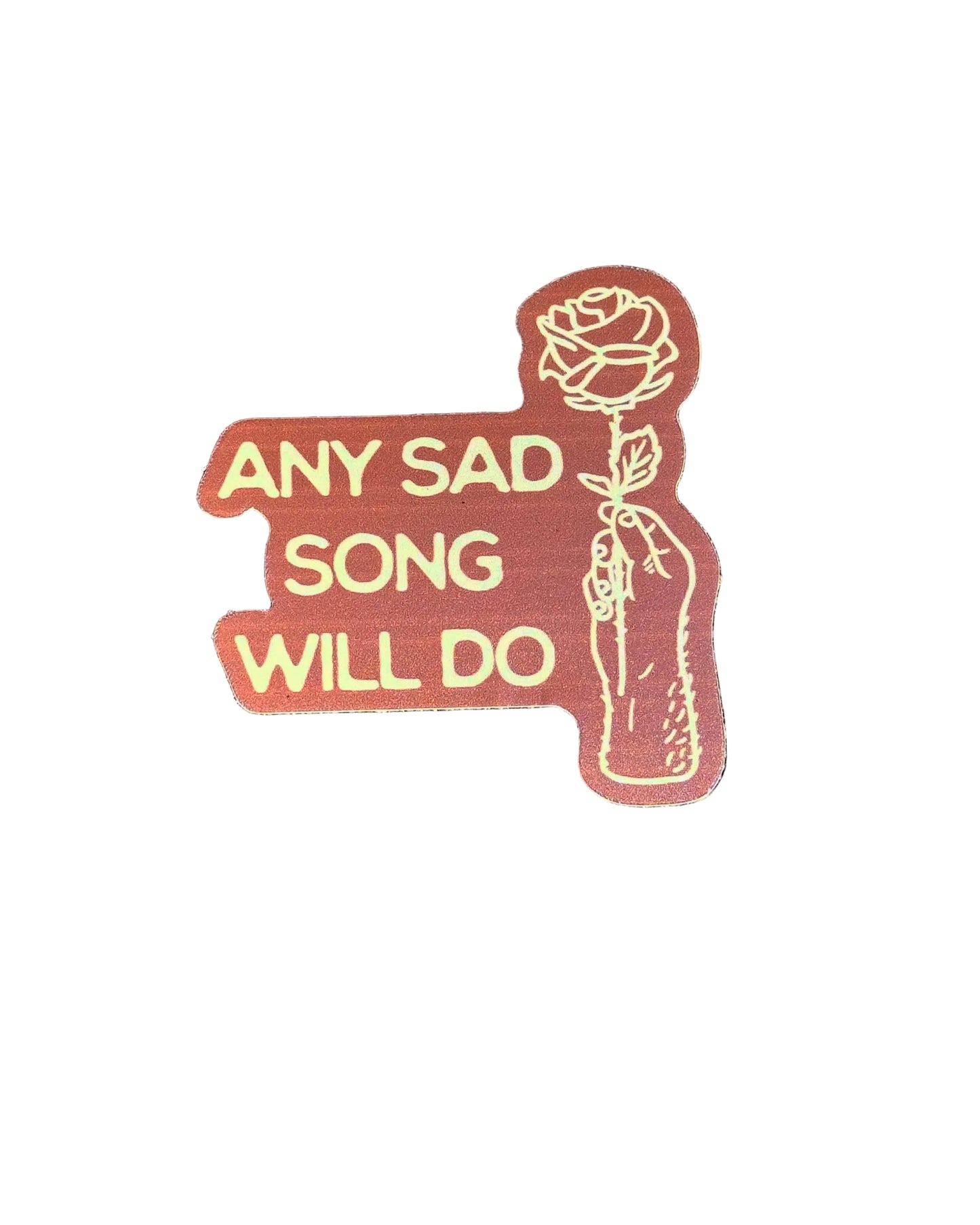 Sad Song Sticker