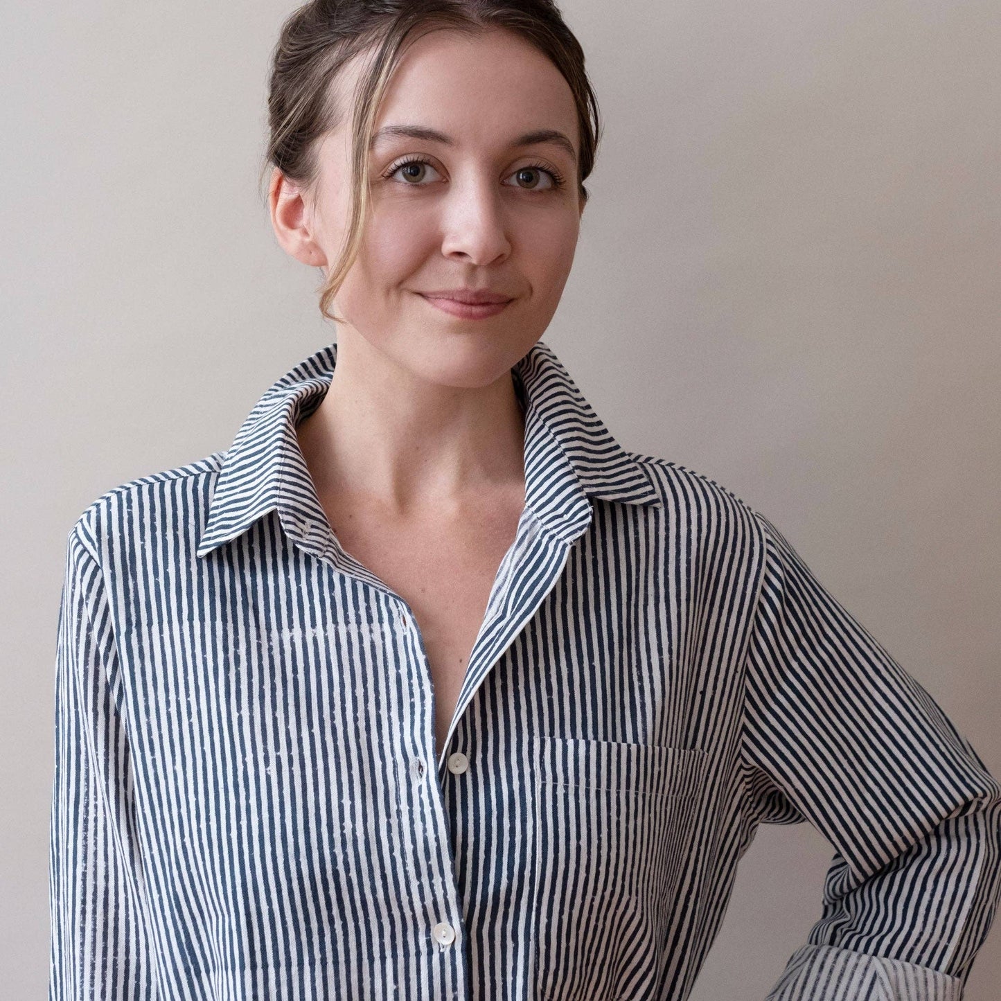 Navy Stripes Pali Top