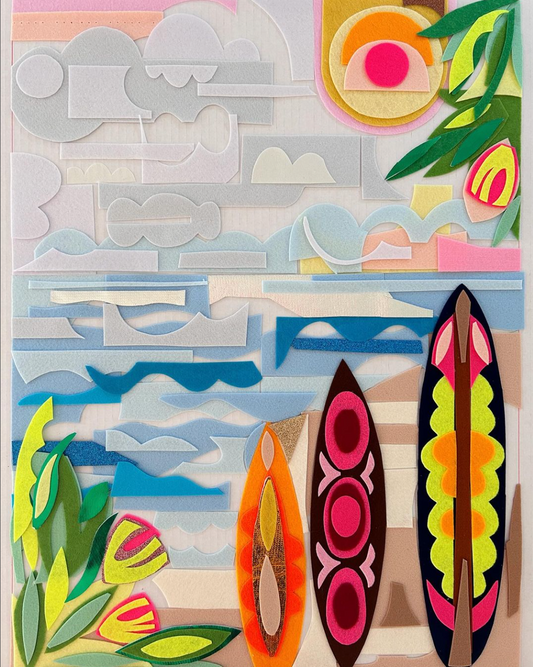 Felt Surf Print