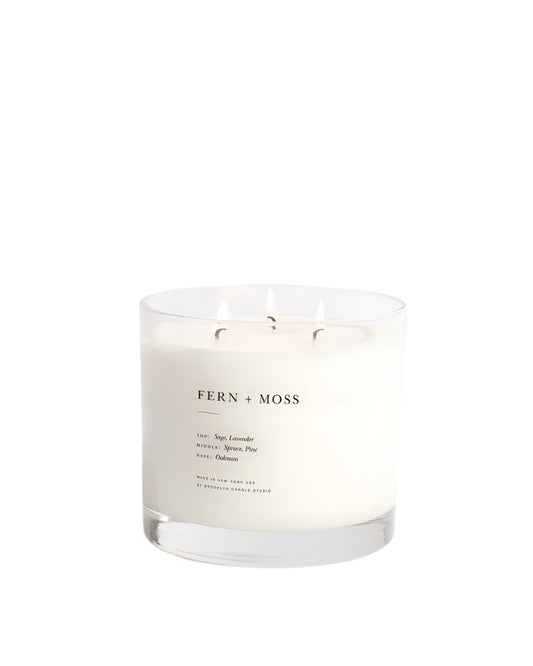 Fern & Moss 3 Wick Candle