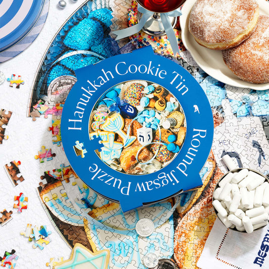 Hanukkah Cookie Tin Puzzle