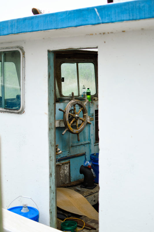 Inside a Georgia Shrimp Boat 11x14, unframed