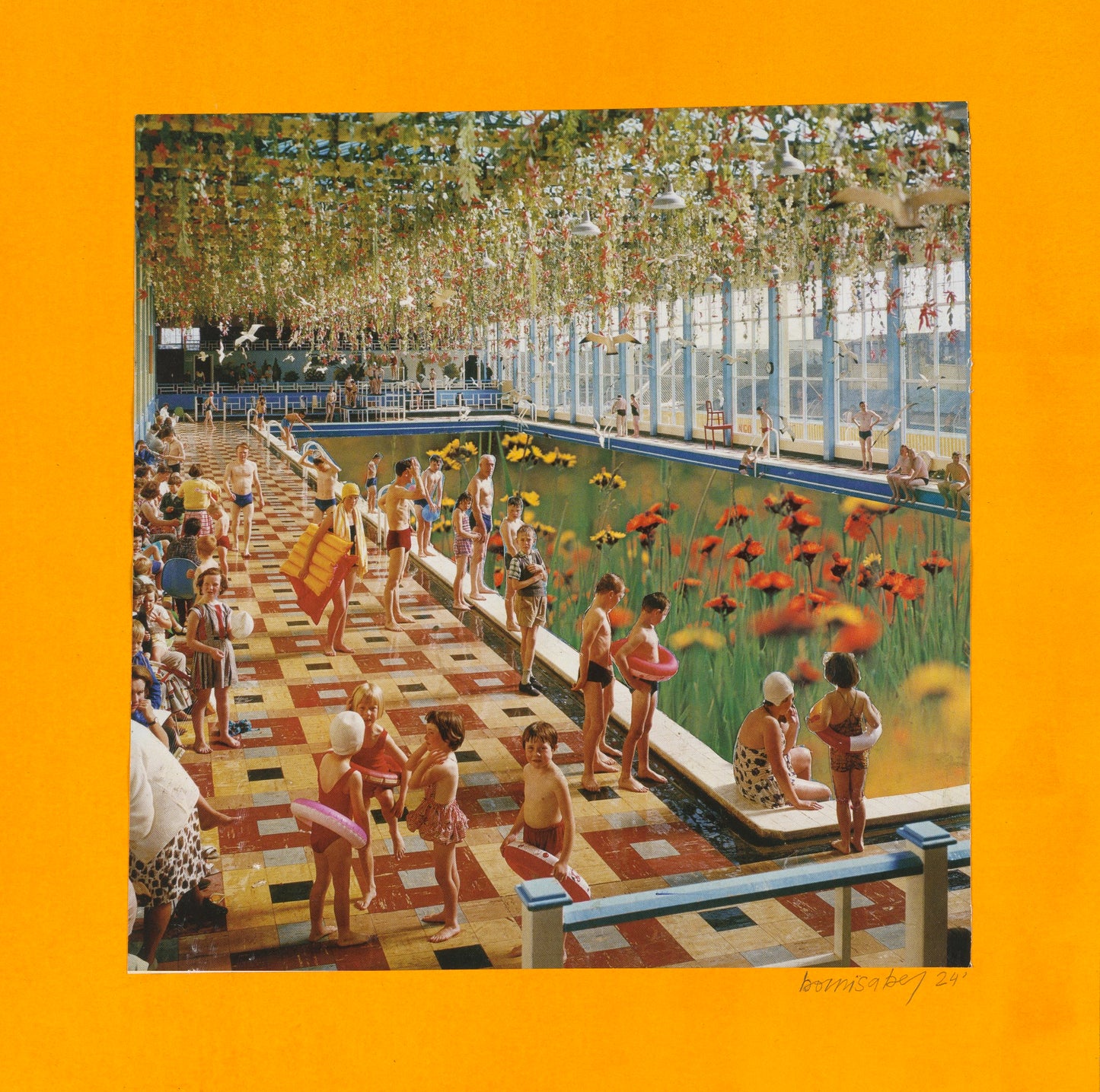 20x20 "JOY" Framed Print