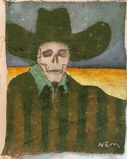 21x27 Landscape Skull