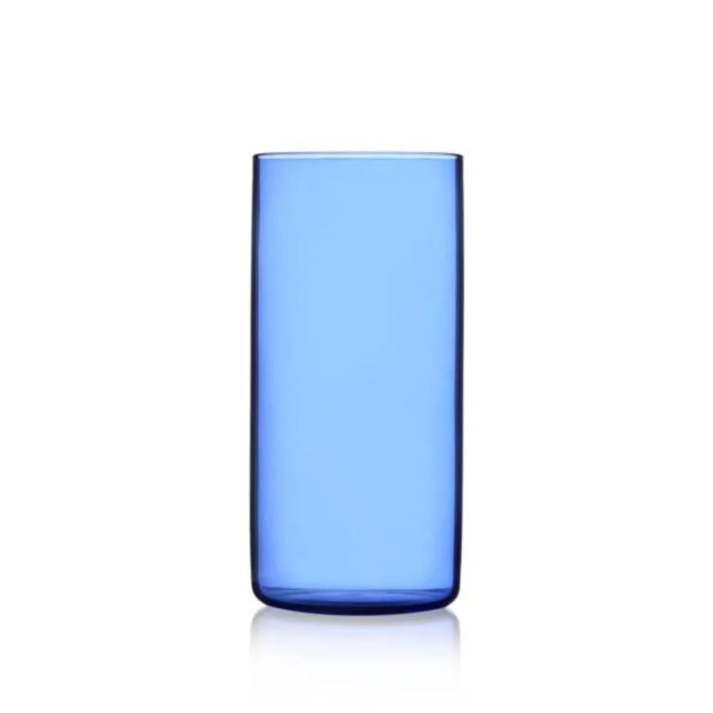 Light Blue Cilindro Extra Light Bev Glass