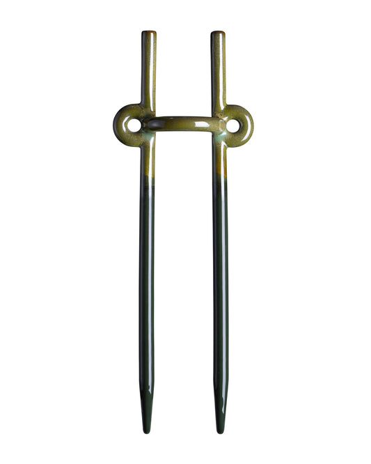 Folk Plant Stake: Moss Green