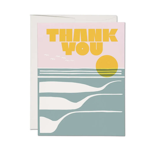 Ocean Sunset Card