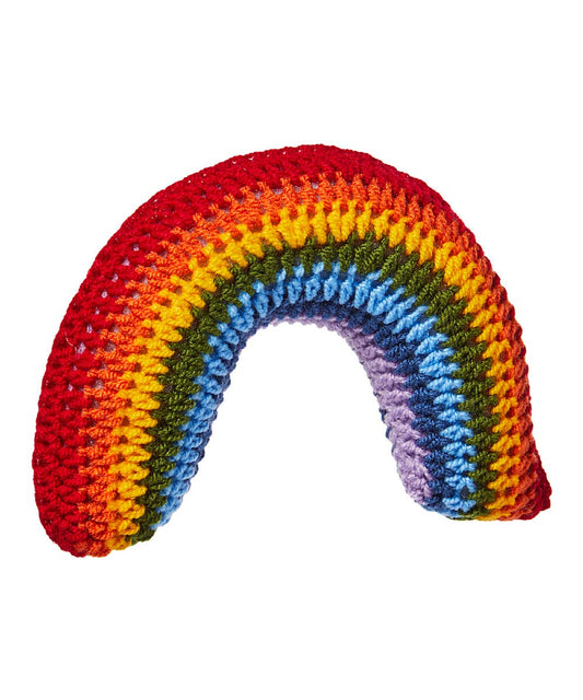 Rainbow Knit Rattle