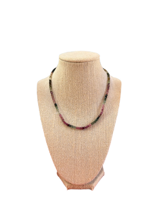 Rainbow Tourmaline Necklace