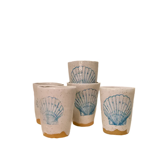 Shell Coastal Cups