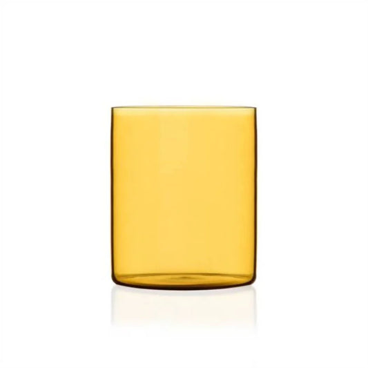 Yellow Cilindro Extra Light Water Glass